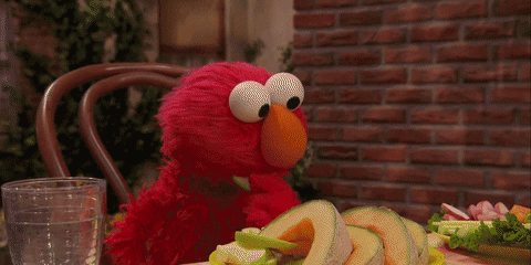 Elmo Eating With Abby Cadabby GIF