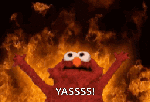 Elmo Elmos Fire Gif GIF