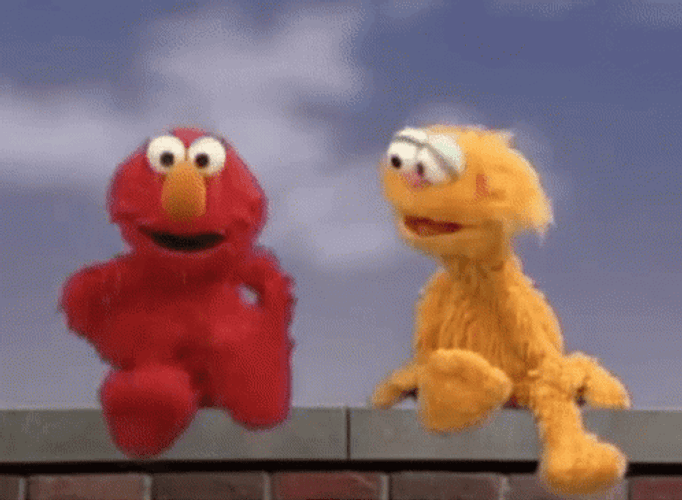 Elmo Falling Down GIF