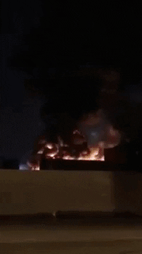 Elmo Fire Marching Band Dance GIF