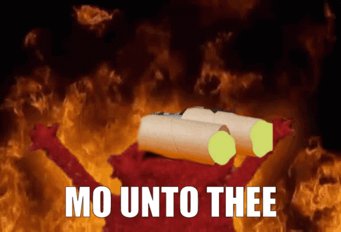 Elmo Fire Mo Unto Thee GIF