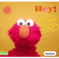 Elmo From Sesame Street Is On The Cover Of A Book GIF