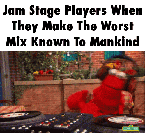 Elmo From Sesame Street Is Playing A Record On A Record Player GIF