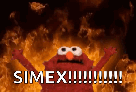 Elmo from Sesame Street Says Simex