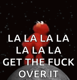 Elmo Holding Planet Saying La La La GIF