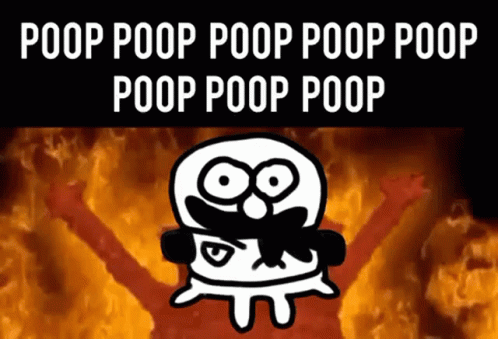 Elmo On Fire Poop Meme GIF