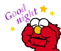 Elmo Saying Good Night