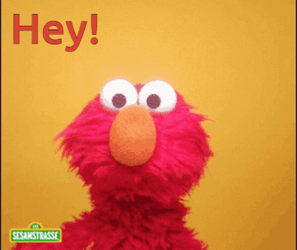 Elmo Saying Hey