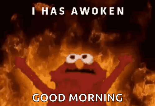 Elmo Says I Has Awoken GIF