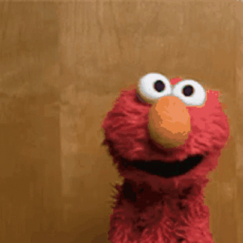 Elmo Smiling at Camera