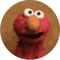 Elmo Smiling Pixelated