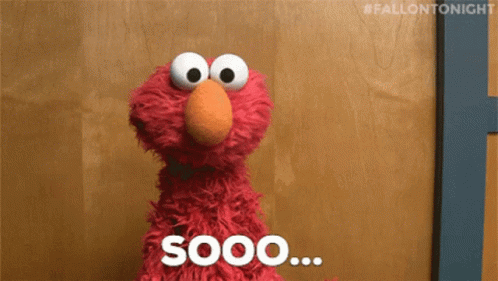 Elmo Soooo What GIF