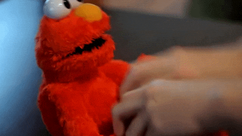 Elmo Toilet Gets Tickled GIF