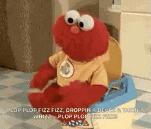 Elmo Toilet Sound Effects Meme GIF