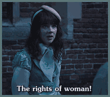 Eloise Bridgerton Woman's Right GIF