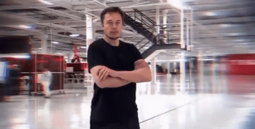Elon Musk Piercing Gaze Crossed Arms GIF