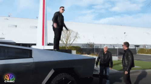 Elon Musk Victory Pose People Of Tesla GIF