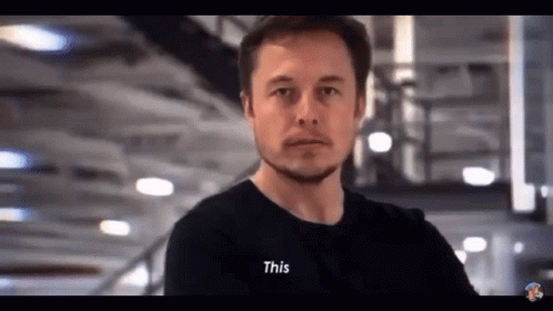 Elon Musk Fierce Stare Moving Camera Shot GIF