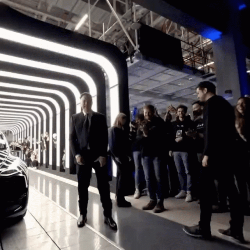 Elon Musk Dancing Red Carpet Event GIF