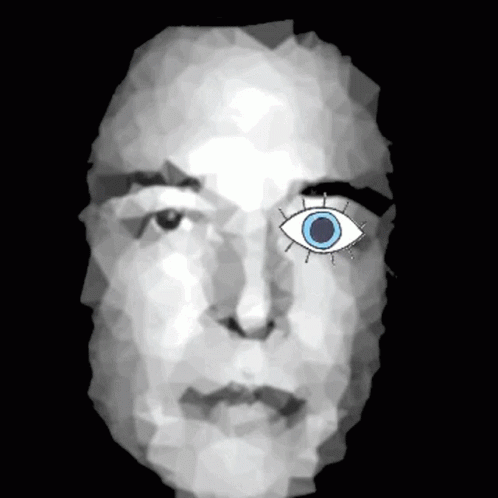 Elon Musk Blinking One Eye Cartoon GIF