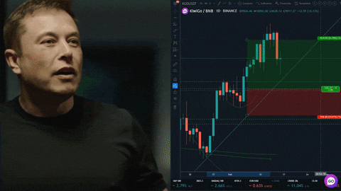 Elon Musk Anxious Watching Crypto Market GIF