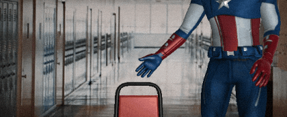 Elon Musk Captain America Face Swap GIF