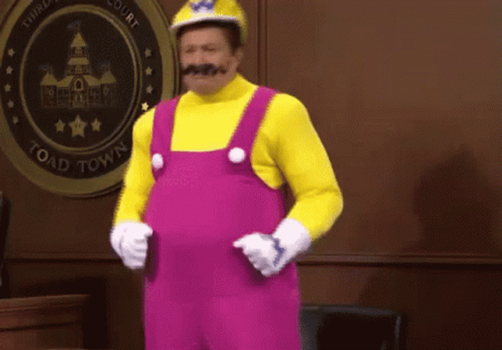 Elon Musk Dancing Wario SNL  GIF
