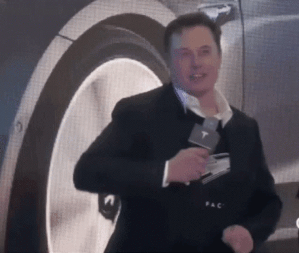 Elon Musk Playful Body Shake GIF
