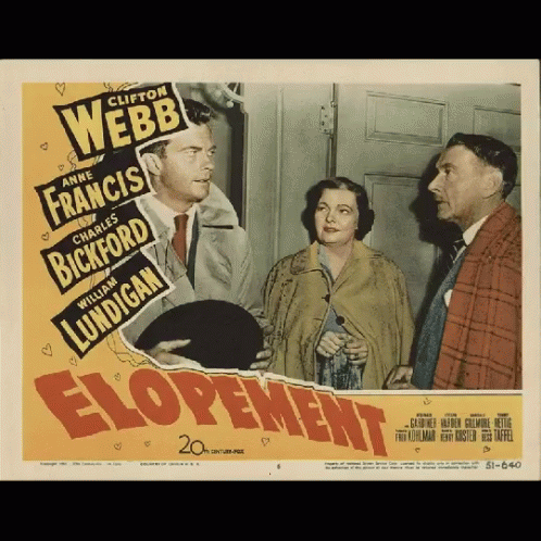 Elopement Movie Poster Man And Woman GIF