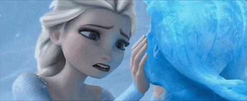 Elsa and Anna Close Up Frozen