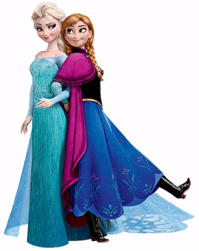 Elsa And Anna Cross Arms GIF