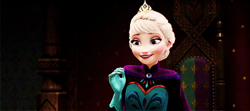 Elsa From Frozen in Tiara and Cape