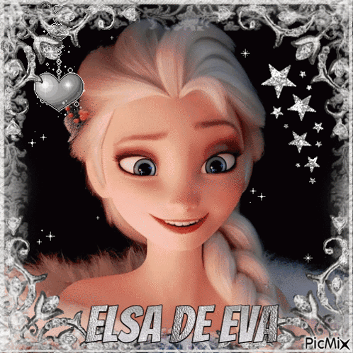 Elsa From Frozen With Name Elsa De Eva GIF