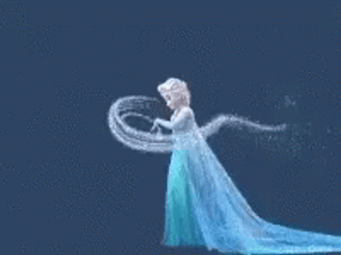 Elsa Frozen Ice Queen Powers GIF