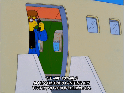 Elton John On The Simpsons GIF