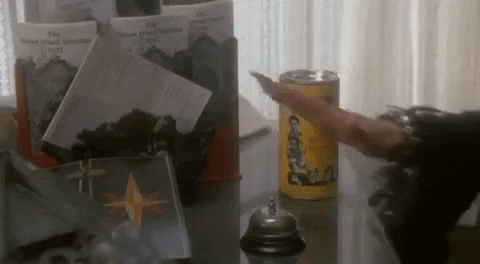 Elvira Mistress Of The Dark Banging Bell GIF