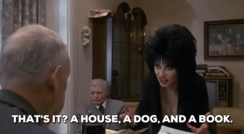 Elvira Pissed Off At A Man GIF