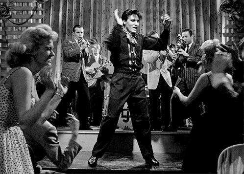 Elvis Fun Time Performance On Stage GIF