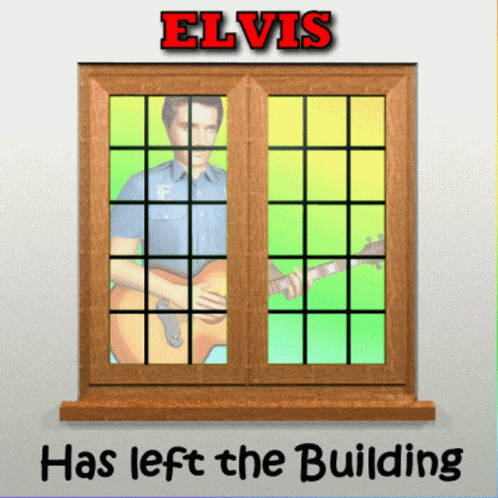 Elvis Has Left The Building Mobile Art GIF