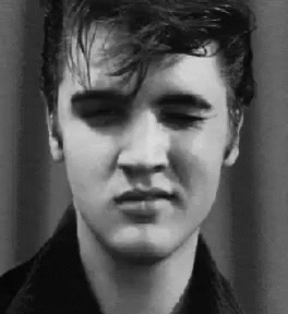 Elvis Presley Cute Facial Expressions GIF