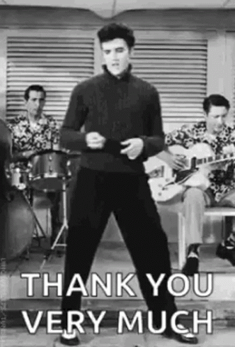 Elvis Presley Dancing Saying Thank You