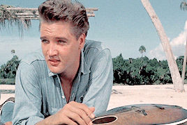 Elvis Presley Guitar Beach GIF