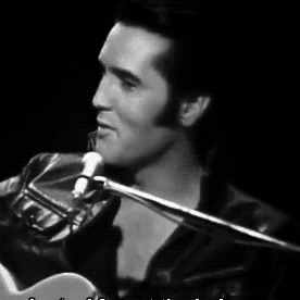 Elvis Presley Guitar Playing Classic GIF