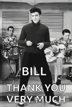 Elvis Presley Is Dancing In A Black And White Photo With A Group Of Men Behind Him . GIF