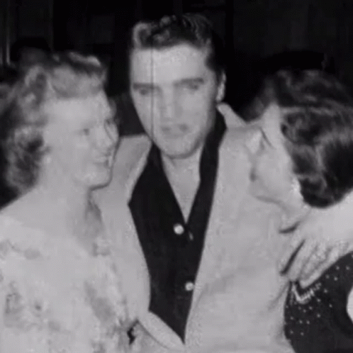 Elvis Presley Kiss Fans GIF