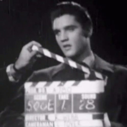 Elvis Presley Movie Shoot Thank You Very Much GIF