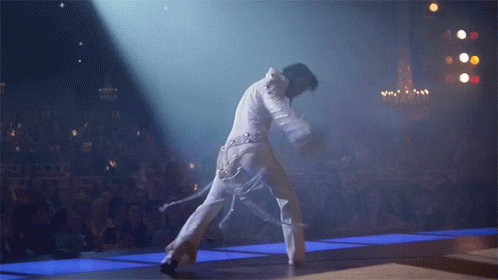 Elvis Presley Perfoming On Stage GIF