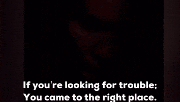Elvis Presley Singing If You're Looking For Trouble GIF