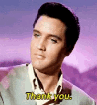 Elvis Presley Thank You Gif GIF