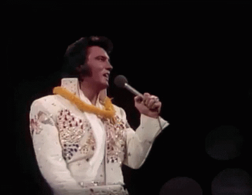 Elvis Presley Thank You Very Much American Singer GIF